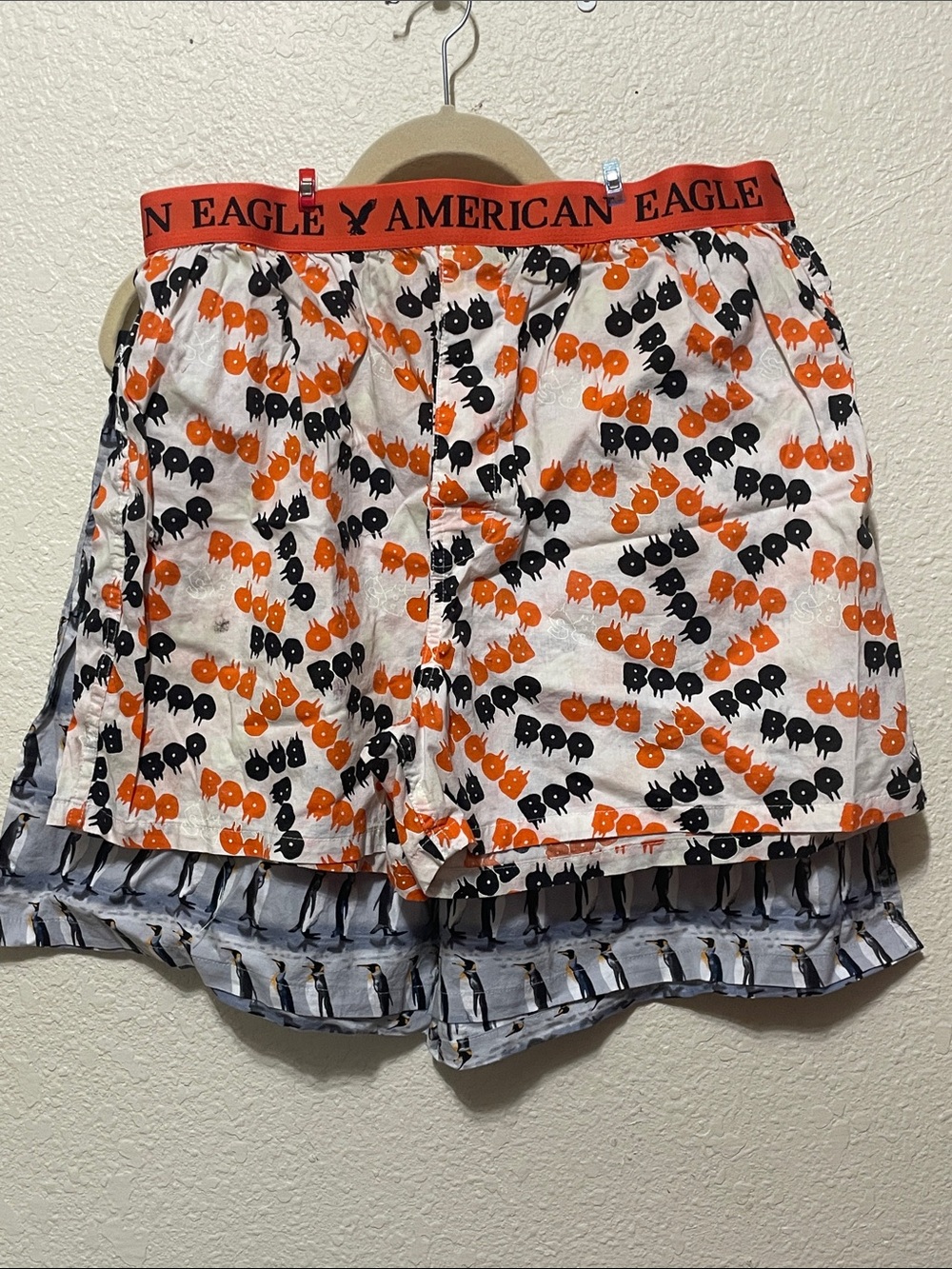 American Eagle Outfitters Men's Holiday Theme Boxers. Good Condition. Size XL.